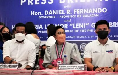 Political powerhouses in Bulacan go all out for Leni