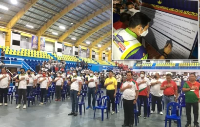 Bulacan candidates nagsagawa ng unity walk, peace covenant signing