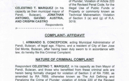 PLUNDER CASE ISINAMPA VS PANDI EX-MAYOR, 3 PA 