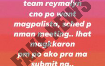 Dumagsang supporters sa proclamation rally ng REYMALYN Team di totoong binayaran