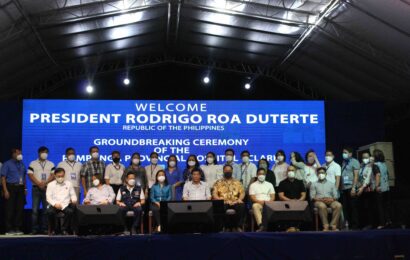 Duterte leads groundbreaking of provincial hospital in Clark