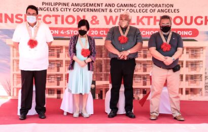 Lazatin, PAGCOR inaugurate newly built classrooms at CCA