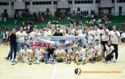 Pampanga wins third straight NBL title
