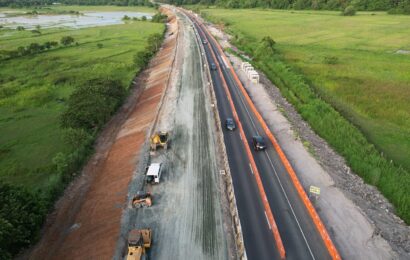 P150M road raising project to mitigate flooding in SCTEX