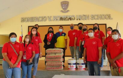 LAZATIN DONATES CEMENT, PAINT TO 53 PUBLIC SCHOOLS