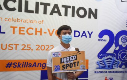 1K tech-voc grads benefit from TESDA job facilitation activity 