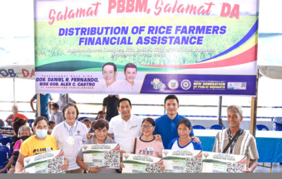 7,684 magsasakang Bulakenyo, tatanggap ng P5,000 RFFA 