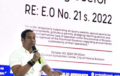 Fernando, pansamantalang ipagpapaliban ang pagmimina at quarrying ban sa Bulacan 