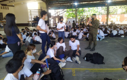 ARESCOM, 70th IB conduct info drive to BPSU students