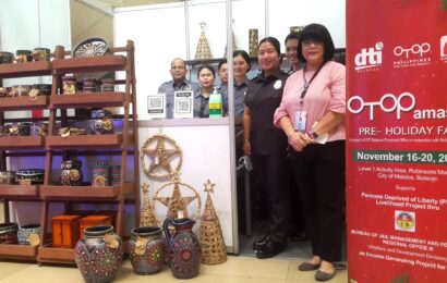 DTI OTOPamasko Pre-Holiday Fair tampok ang gawang produkto ng PDL sa Bulacan