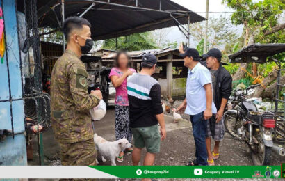 Troops secure disaster area, haul relief goods