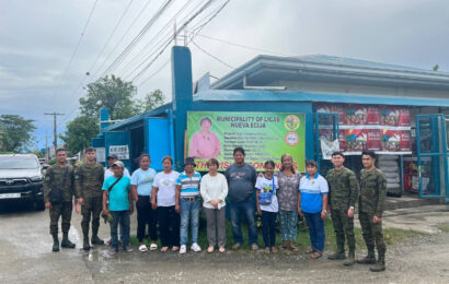 LGU, soldiers, inaugurate N. Ecija road project