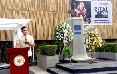 <strong>Diwa ng Kabayanihan ni Rizal: Bigyang pag-asa ang mga Pag-Asa ng Bayan</strong>