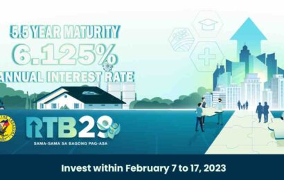 <strong>Gov’t sells RTBs to Central Luzon investors</strong>
