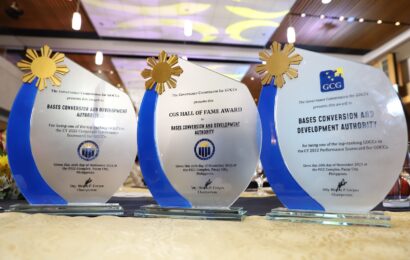 BCDA makes GCG Hall of Fame for corporate governance