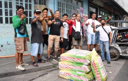 Transport drivers, LGBTQ, employees receive rice assistance in Angeles City 