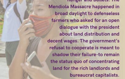 KATRIBU REMEMBERS MENDIOLA MASSACRE