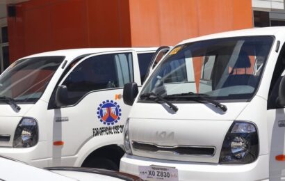 DPWH Zambales 1st DEO showcases 6 new trucks to enhance its operations