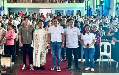 Fernando, Castro nanguna sa Binayagang Bayan sa Barangay Gaya-gaya, CSJDM