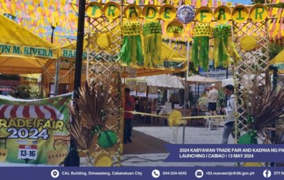 P1.9-M sales naitala ng mga MSME sa paglahok sa mga trade fair sa Nueva Ecija