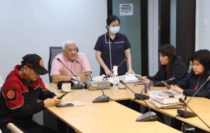 Lazatin convenes ACDRRMC, orders evacuation of families residing beside creek