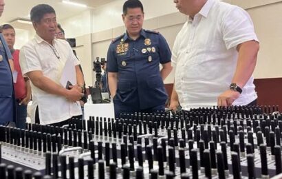 16 text blaster kumpiskado ng ACG-PNP sa Tarlac