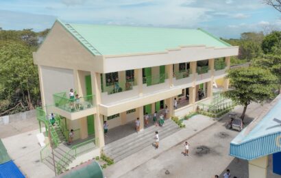 Two-storey classroom of Marawa Elementary School completed