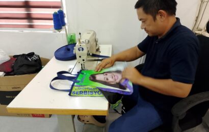 Campaign tarpaulins ginawang eco-friendly bags sa Baliwag