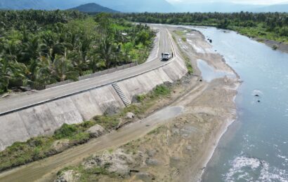 Suklayin Flood Control strengthens riverbank prtection in Baler
