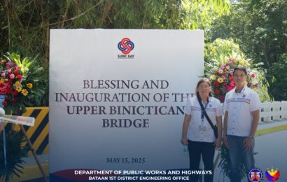 DPWH, SBMA join forces to complete New Upper Binictican Bridge