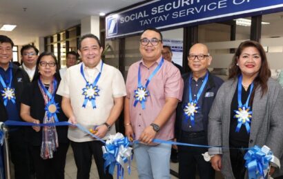 SSS opens newly relocated service office in Taytay, Rizal