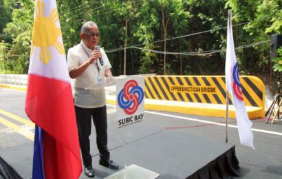 SBMA inaugurates ₱44M Upper Binictican bridge 