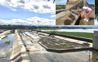 Fernando pinapapalitan lahat Rubber Gates ng Bustos Dam