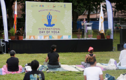 Clark Parade Grounds Host International Yoga Weekend