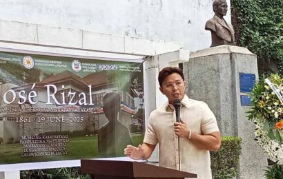 Si Rizal ang ‘Huwaran ng Katotohanan’ –Bise Gob. Castro