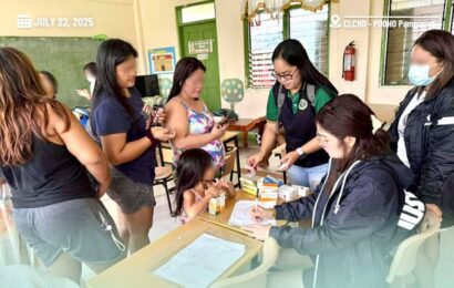 DOH-CLCHD naghatid ng health services sa mga apektado ng baha sa Bulacan at Pampanga
