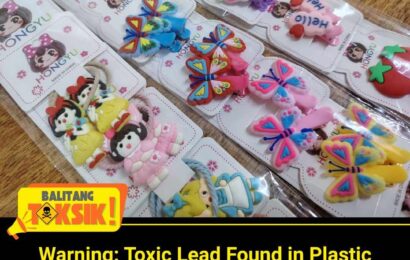 Nakalalason na kemikal matatagpuan sa mga hair clip ng mga bata