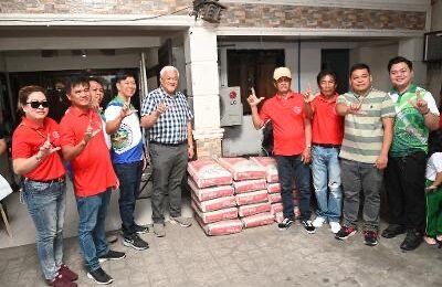 CONG POGI DISTRIBUTES CEMENT TO MABALACAT, MAGALANG