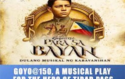 Goyo @150: heroic musical play to premier this November