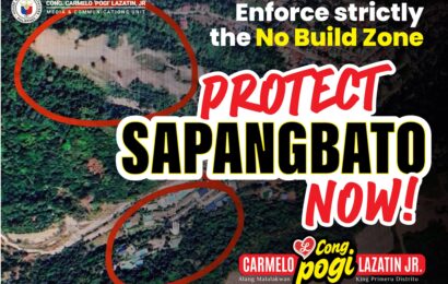CONG POGI FILES RESO FOR DENR MONITORING OF SAPANGBATO WATERSHED