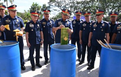 PRO3 destroys P.5M worth of illegal firecrackers