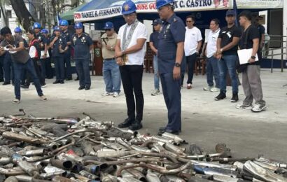 P2.5M modified mufflers sinira ng Bulacan PNP