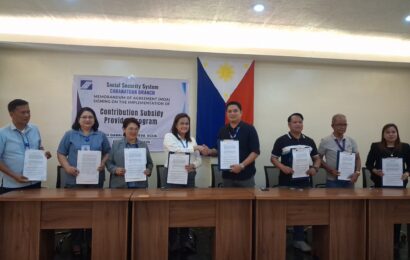 SSS, Gabaldon LGU ink MOA for Contribution Subsidy Provider Program
