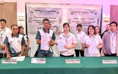 DAR partners with Nueva Ecija ARBOs for climate-resilient farm aid