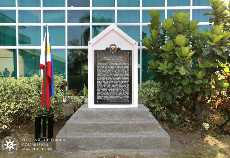 Pananda na nagtutuwid sa kasaysayan ng paaralan sa Malolos inilagak ng NHCP