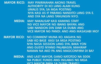 Dubai travel ng Bulacan vice mayors iimbestigahan