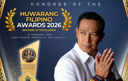 Bulacan gov receives Huwarang Filipino Honoree award