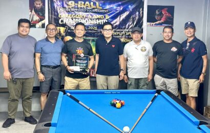 Nielsen at Tumbado kampeon sa Media 9-Ball tournament sa Olongapo Nielsen at Tumbado kampeon sa Media 9-Ball tournament sa Olongapo